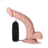 Dr. Skin Dr. Sean Realistic G-Spot 8-Inch Long Remote Control Vibrating Dildo With Suction Cup Base-French Quarter Lingerie